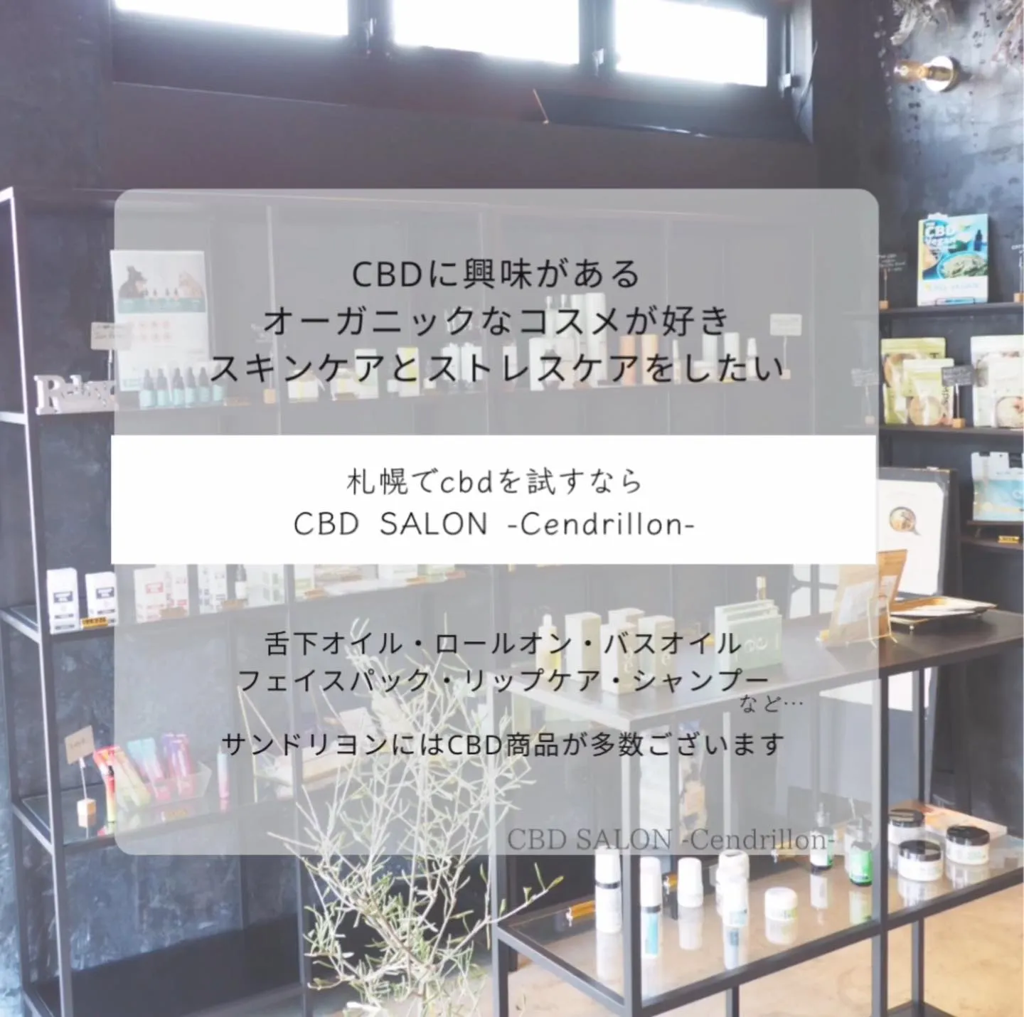 ●サスティナブルCBDブランド SIKAme(シカミー)